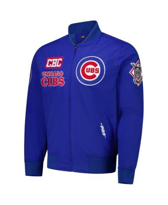 Men's Royal Chicago Cubs Area Code Twill Full-Zip Jacket