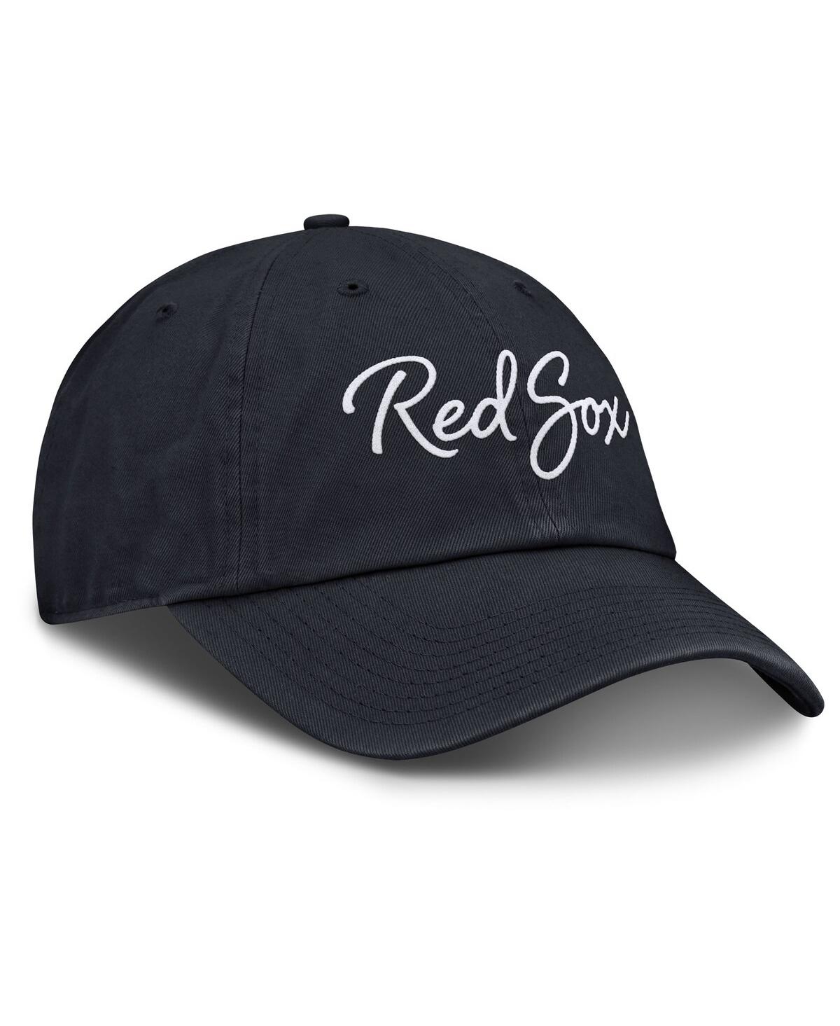 Nike Boston Red Sox Cooperstown Script  Women's Mlb Adjustable Hat In Navy