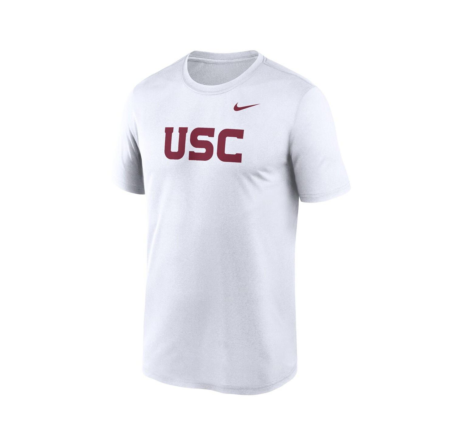 Men's White USC Trojans Primetime Legend Wordmark T-Shirt