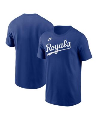 Nike - Men's Royal Kansas City Royals Cooperstown Wordmark T-Shirt