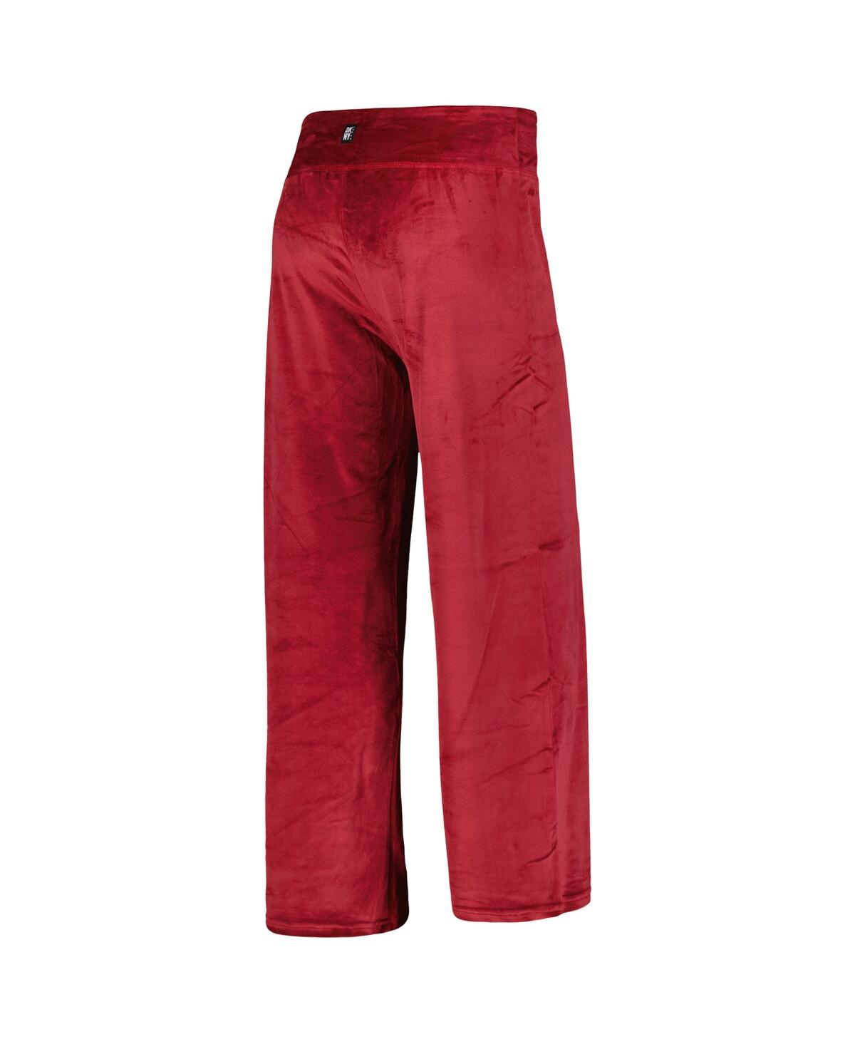 DKNY WOMEN'S SPORT CARDINAL ARIZONA CARDINALS DEMI STRAIGHT LEG PANTS 