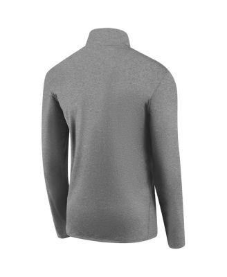 Men's Gray Texas Rangers Team Logo Element Performance Half-Zip Pullover Jacket