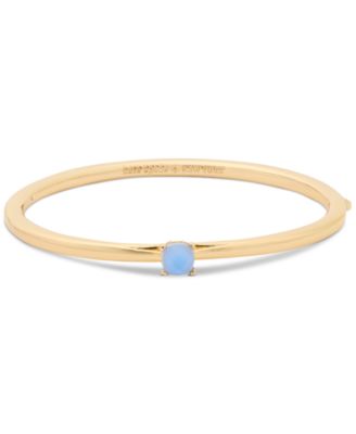 Gold-Tone Color Cubic Zirconia Bangle Bracelet