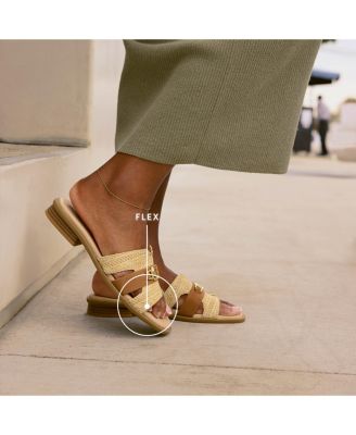 Women's Royalty Bit Square Open Toe Slide Sandals