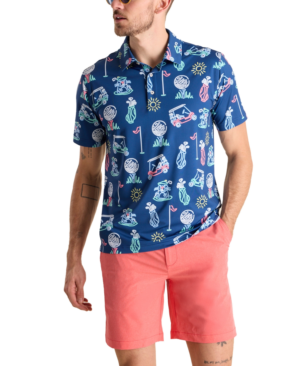 Men's The Liberty Cup Performance Polo Shirt - Navy