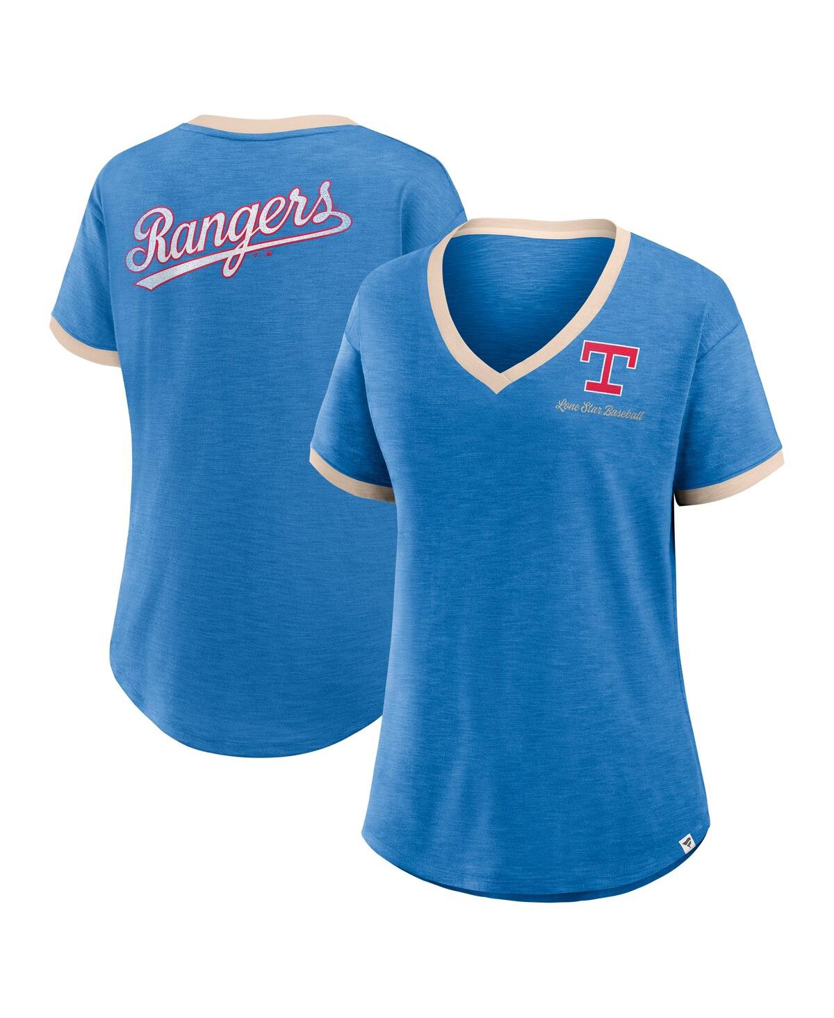 Fanatics Branded Royal New York Mets 2022 Postseason Locker Room V-neck T-shirt In Royal