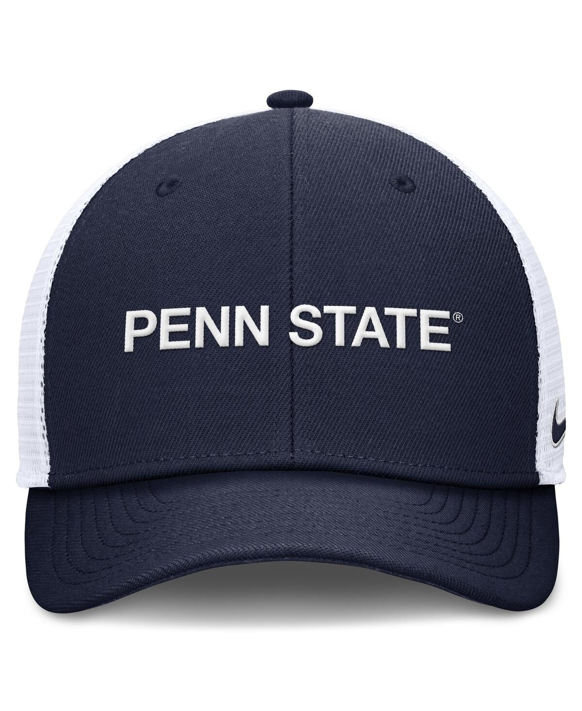 Nike Men's Navy Penn State Nittany Lions Rise Performance Adjustable Trucker Hat In Navy