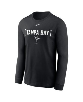 Men's Black Tampa Bay Rays Local Nickname Long Sleeve T-Shirt