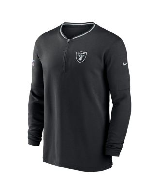 Men's Black Las Vegas Raiders Coach Half-Zip Sweatshirt
