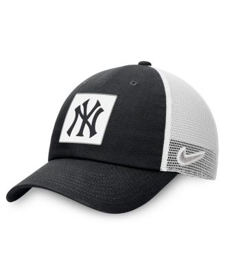 Nike - Men's Black New York Yankees Rise Adjustable Trucker Hat