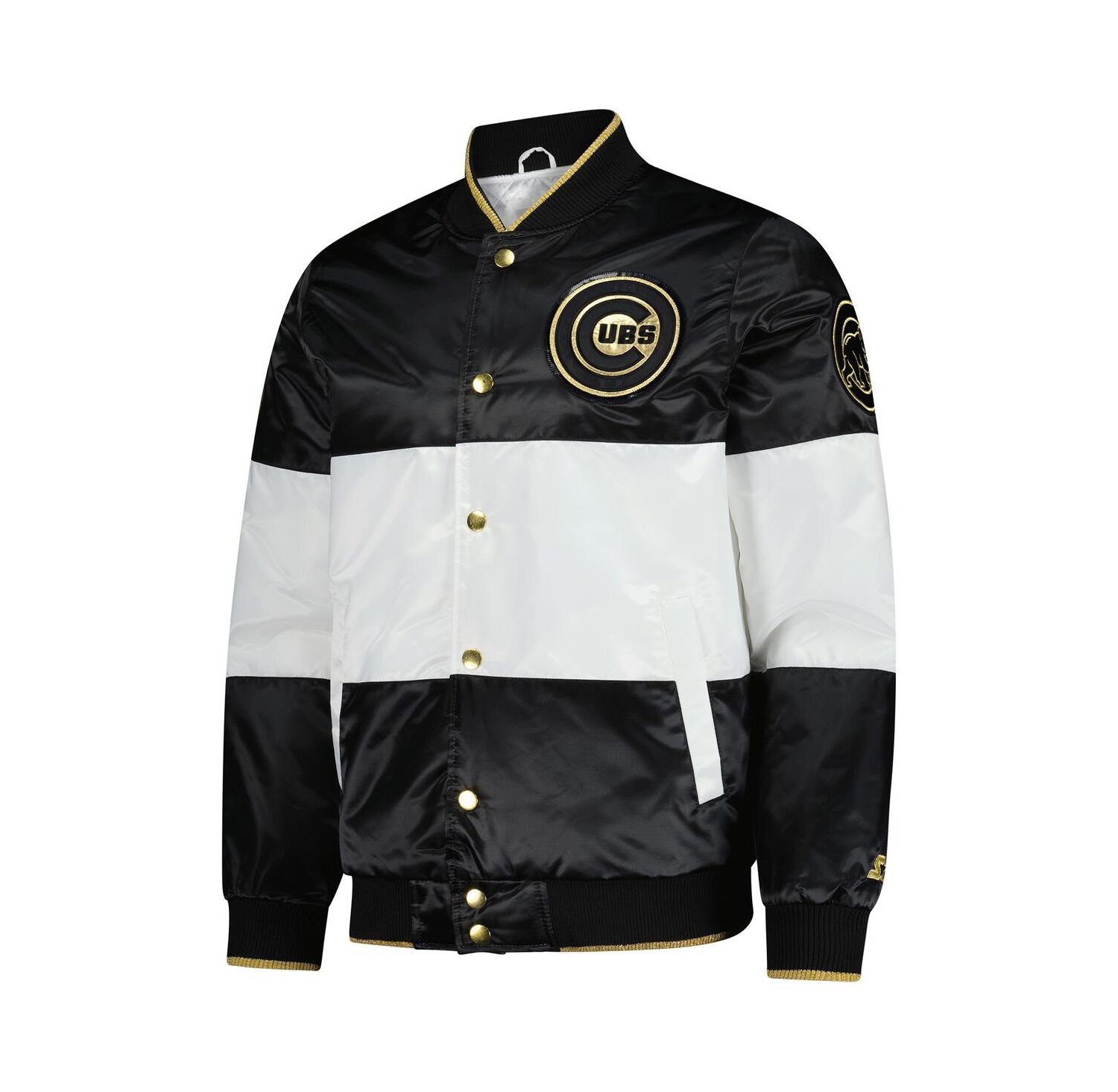 Men's White Chicago Cubs Full-Snap Jacket