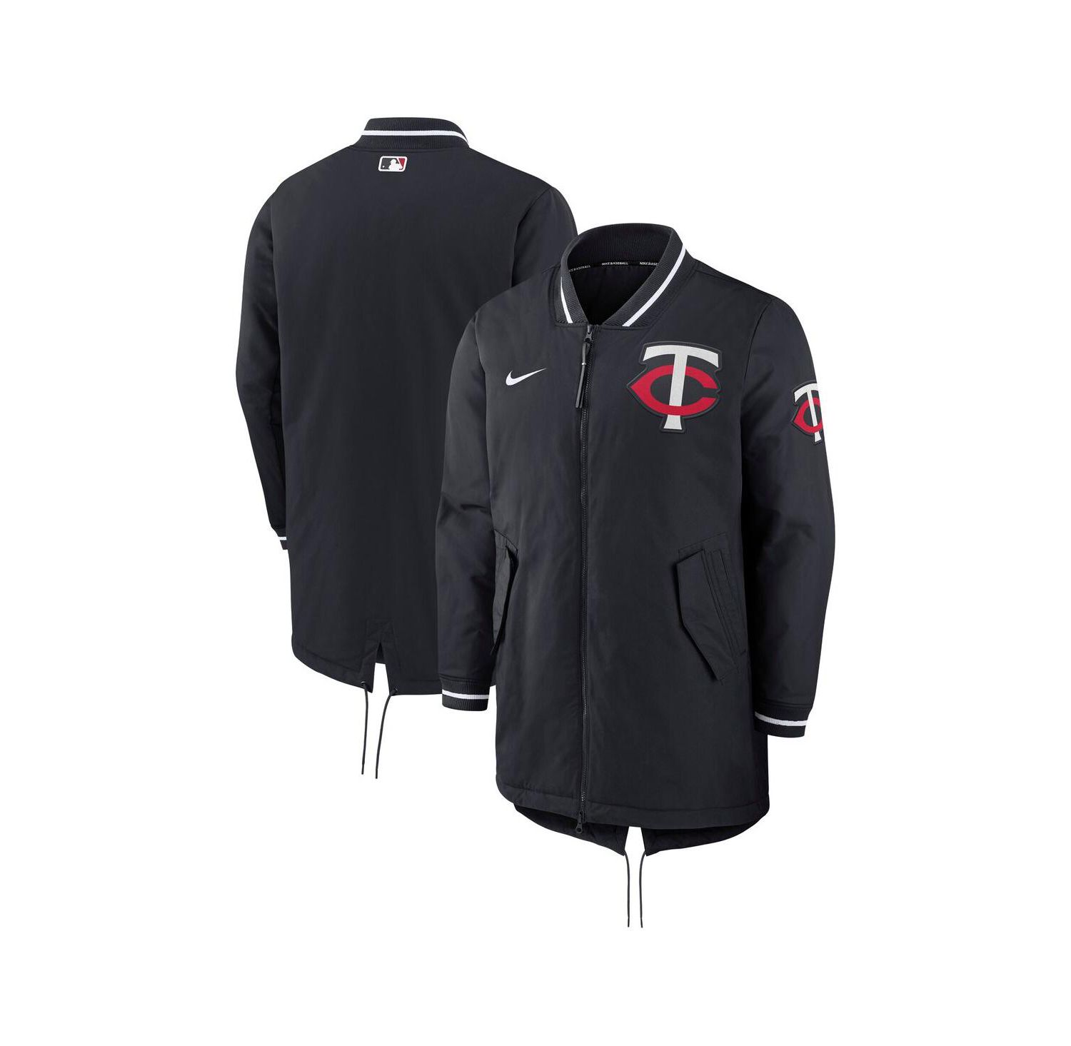 Men's Navy Minnesota Twins Dugout Performance Full-Zip Jacket
