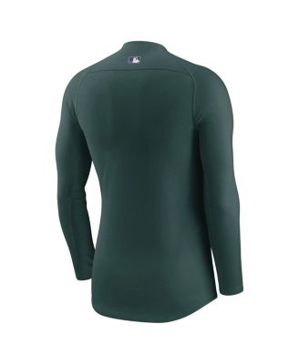 Men's Green Colorado Rockies City Connect Base Layer Raglan Long Sleeve Performance T-Shirt