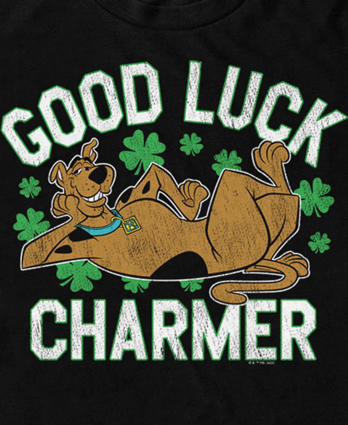 Мужская футболка Scooby Doo Good Luck Charmer Short Sleeve, цвет: Чёрный — фото 3