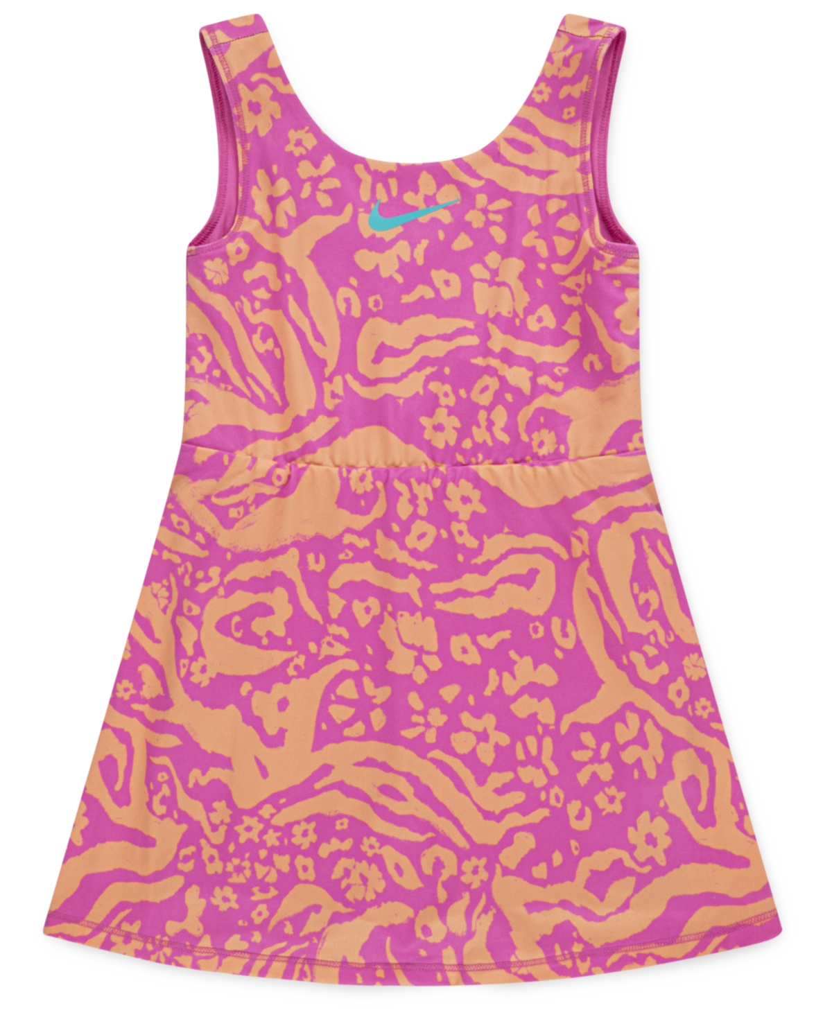 Nike Toddler Girls Wild Flower Fashion Dress In Playful Pink