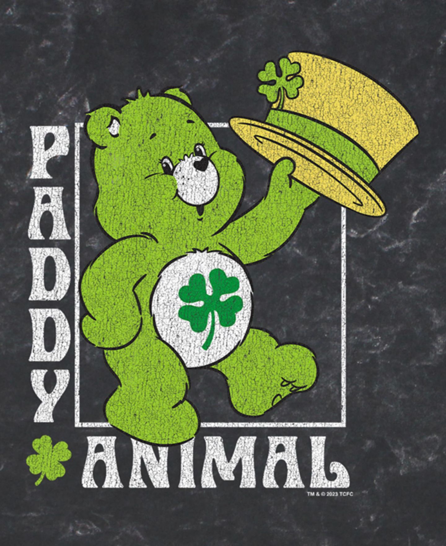Мужская футболка Care Bears Paddy Animal Short Sleeve, цвет: Чёрный — фото 3