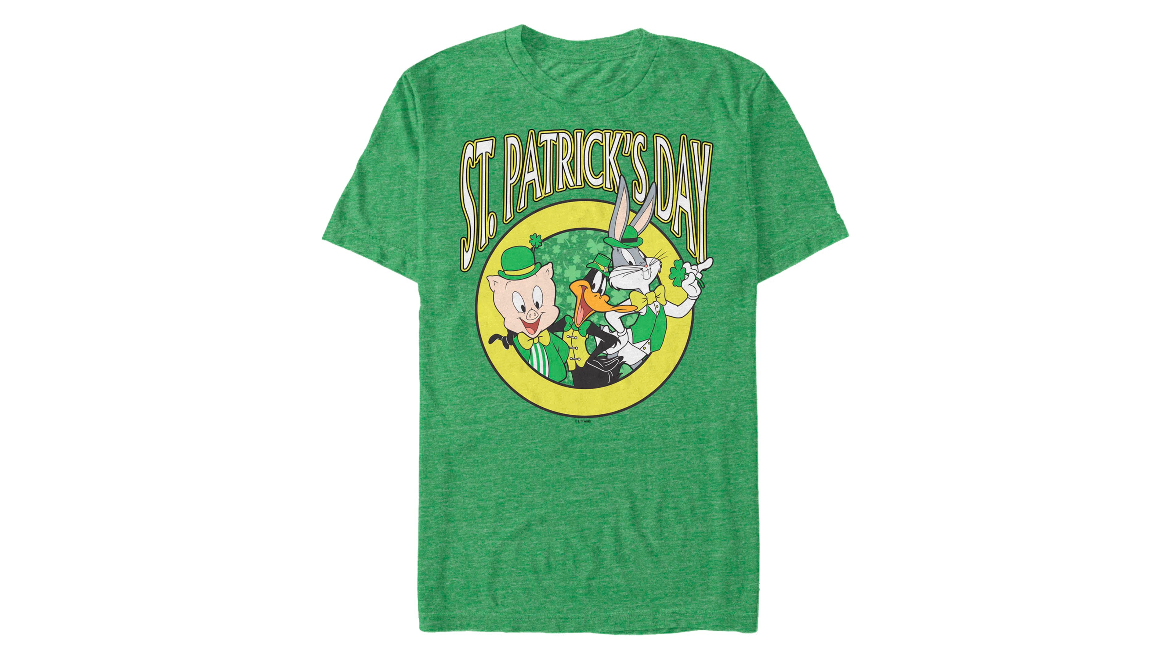 Looney Tunes Men's Team St Pats Short Sleeve T-Shirt
