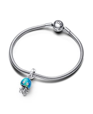 Sterling Silver Color-Changing Jellyfish Dangle Charms