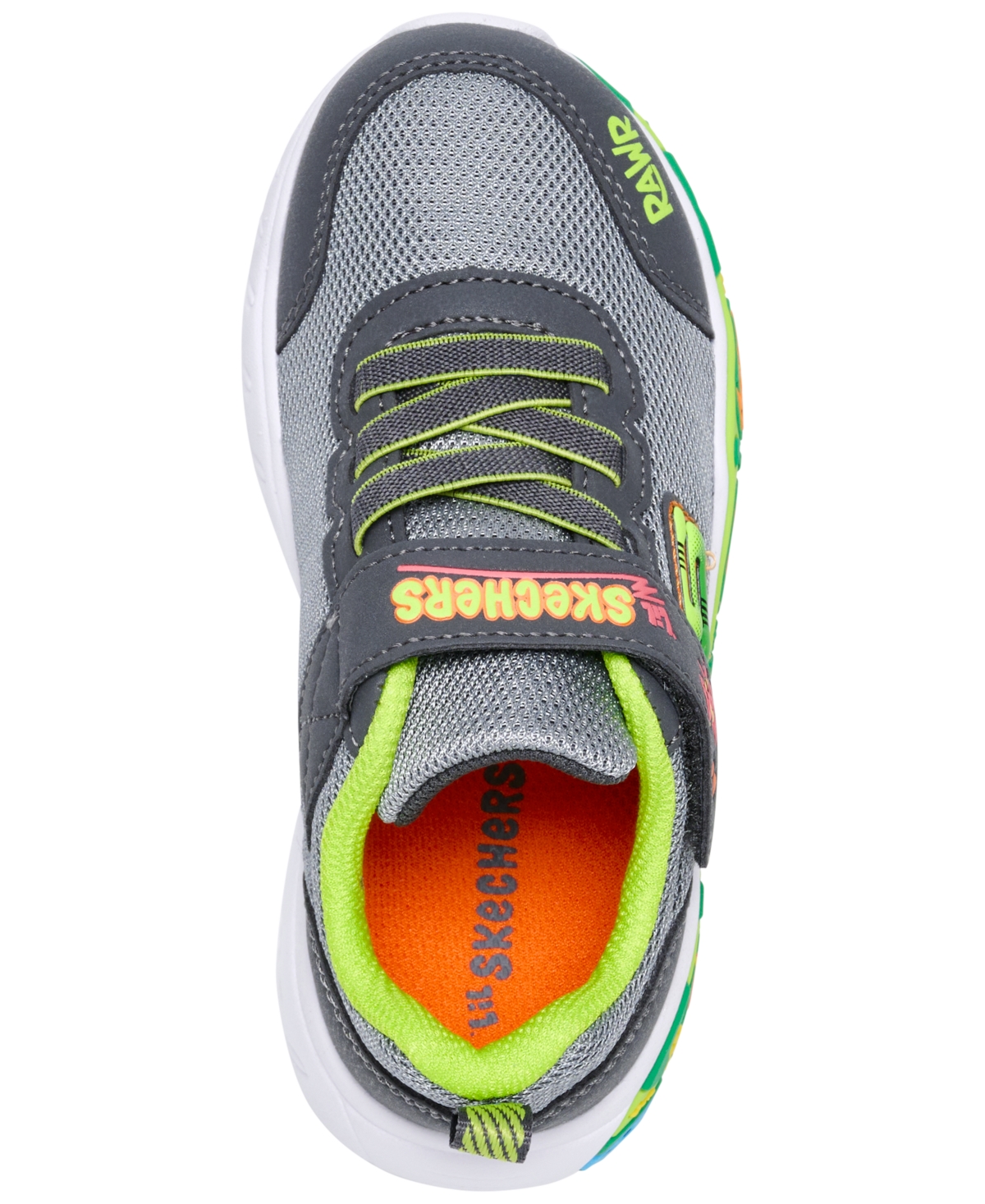 Skechers Toddler Boys Play Scene Stay-put Casual Sneakers From Finish Line In Charcoal