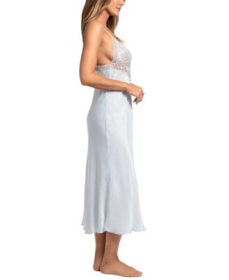 Women's Luxe Satin Bridal Lingerie Long Gown