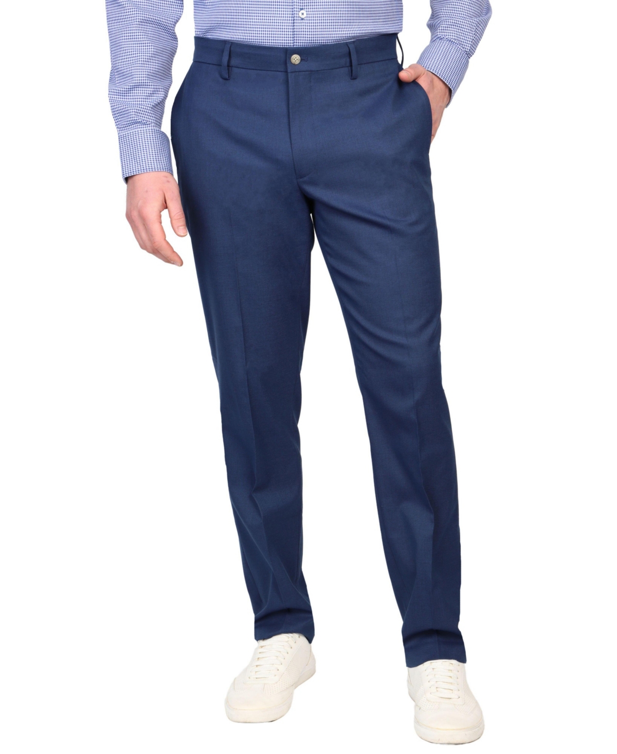 Men's Tailored Stretch Dress Pants - Dusk blue