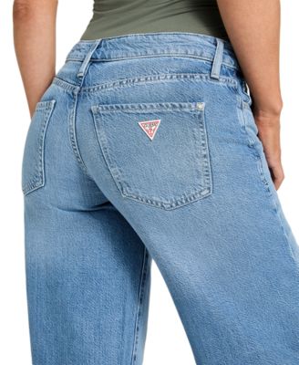 Women's Mid Rise Wide-Leg Palazzo Jeans