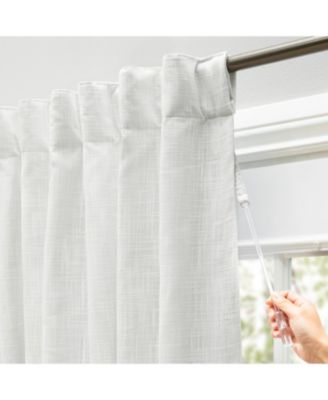 Haven 100% Blackout Rod Pocket with Back Tabs Patio Panel with Wand