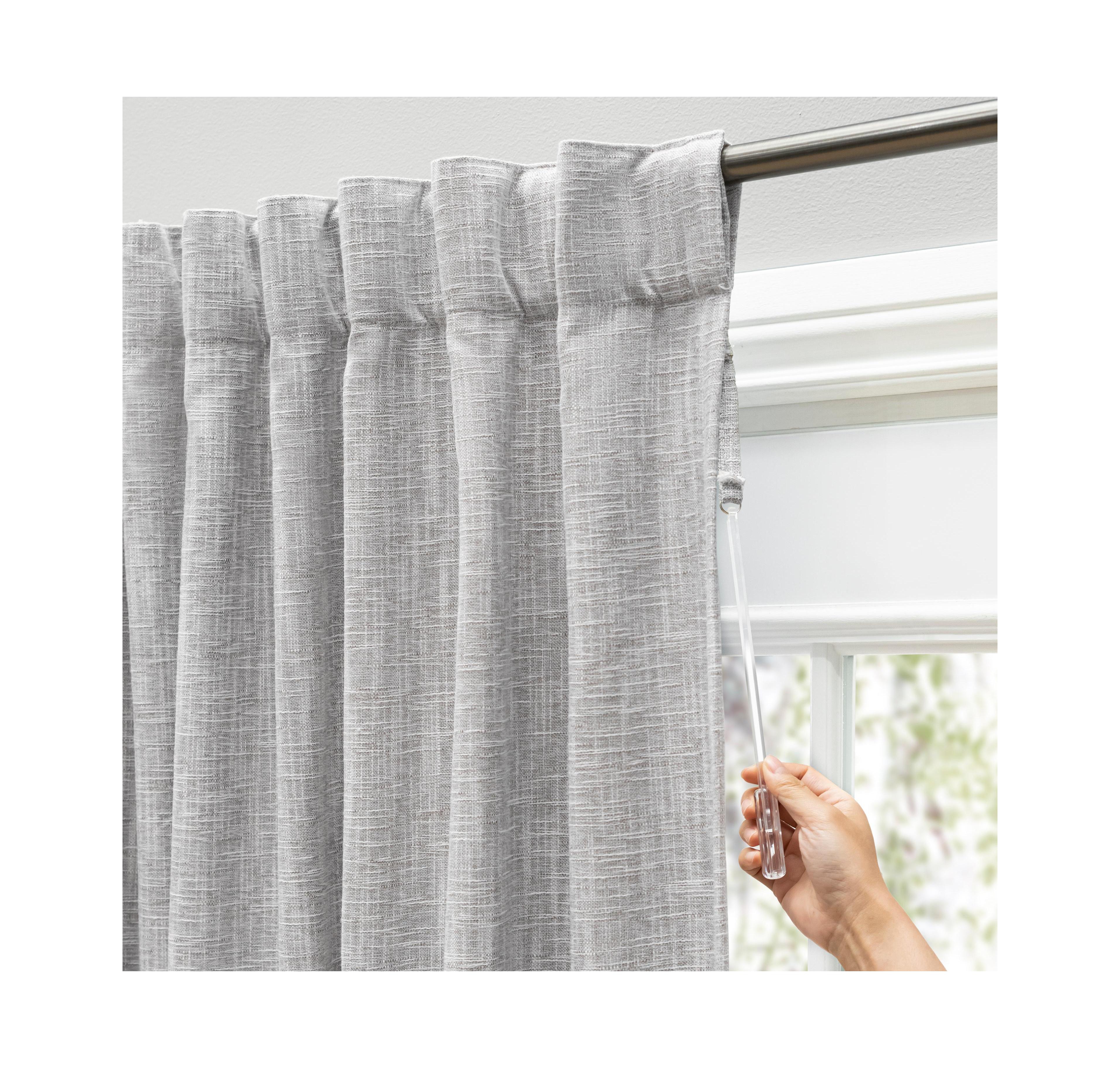 Haven 100% Blackout Rod Pocket with Back Tabs Patio Panel Wand