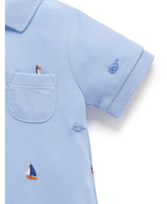 Baby Boys Polo Romper