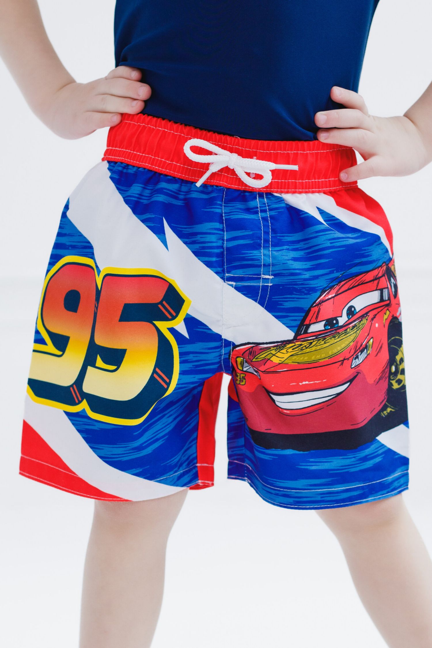 Little Boys Pixar Lightning McQueen Swim Trunks Bathing Suit
