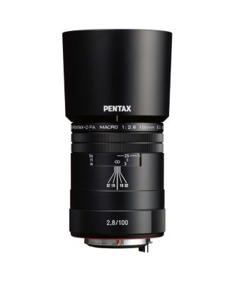 HD Pentax-D FA Macro 100mm f/2.8 ED AW Lens, Black
