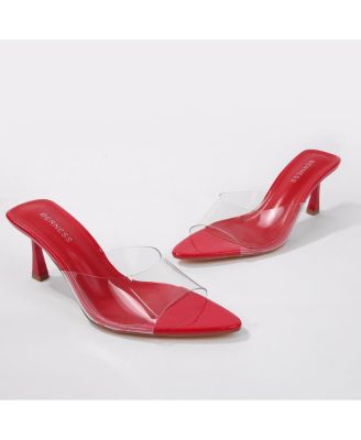 Cana Transparent Slip-On Heels