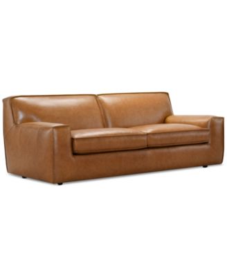 Glympton 92" Leather Sofa, Exclusively at Macy's