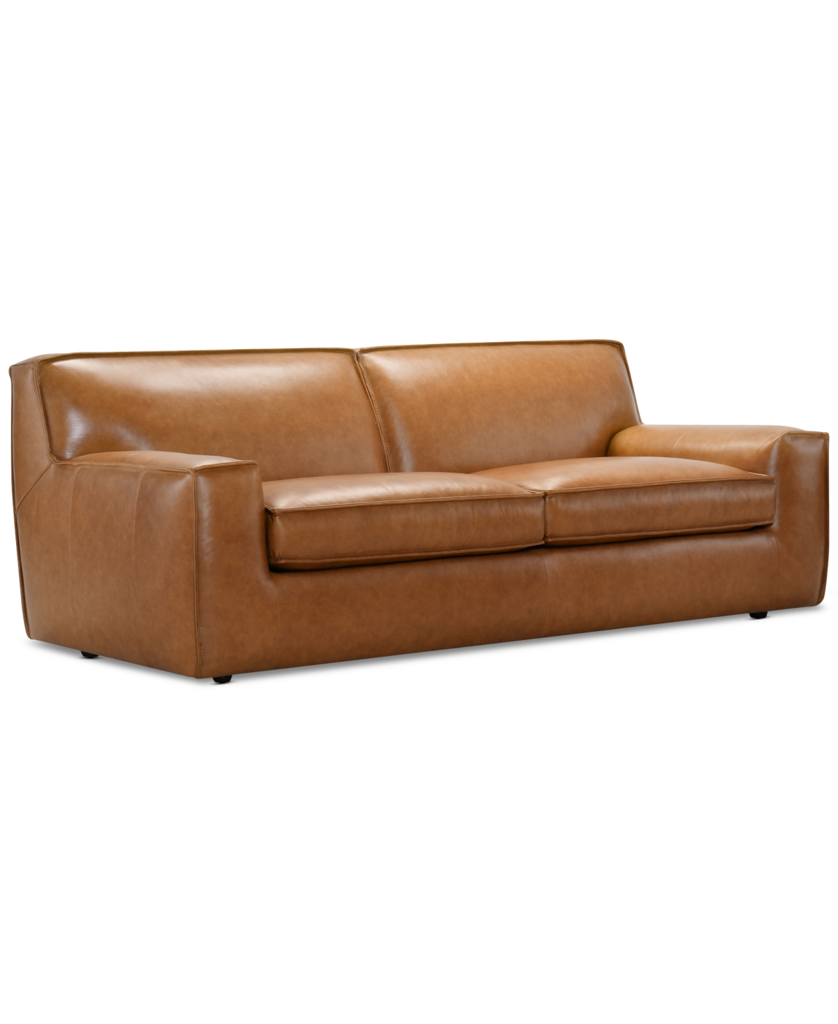 Macy's Glympton 92" Leather Sofa, Exclusively At