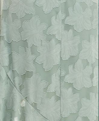 Juniors' Textured Draped High-Low Dress