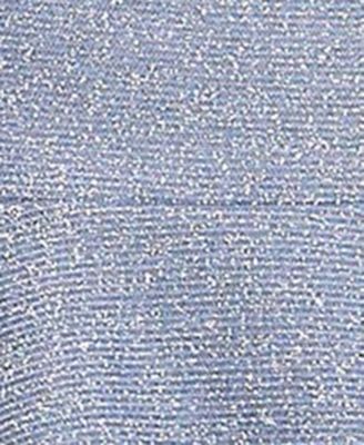 Juniors' Glitter Sleeveless Fit & Flare Mini Dress