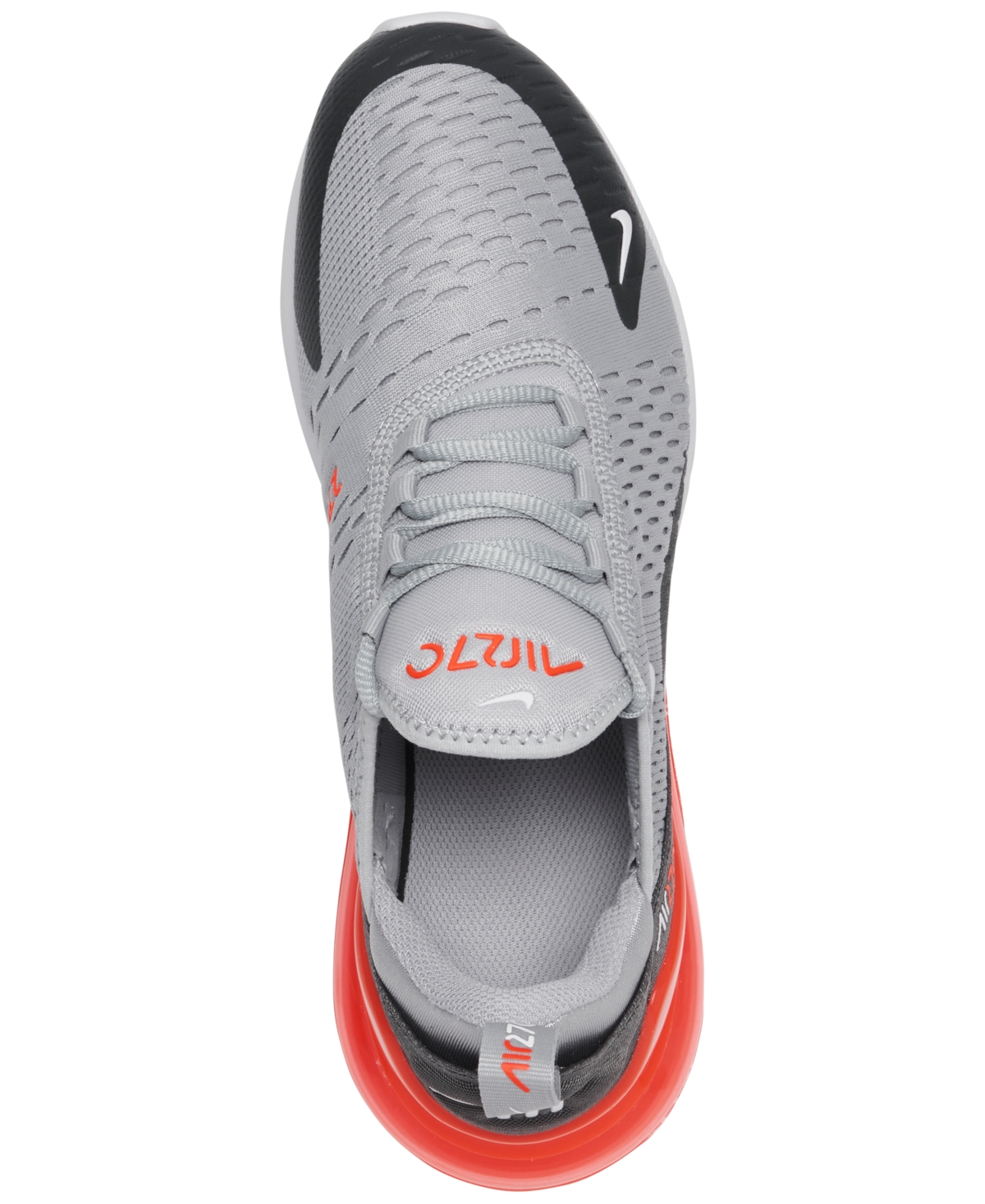Nike Kids Air Max 270 Casual Sneakers From Finish Line In Wolf Gray,white