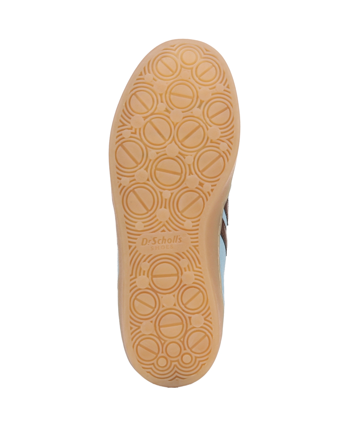 Shop Dr. Scholl's Women's X Milk Bar Rebel Sport Low Profile Lace Up Sneakers In Blue,brown Suede,leather