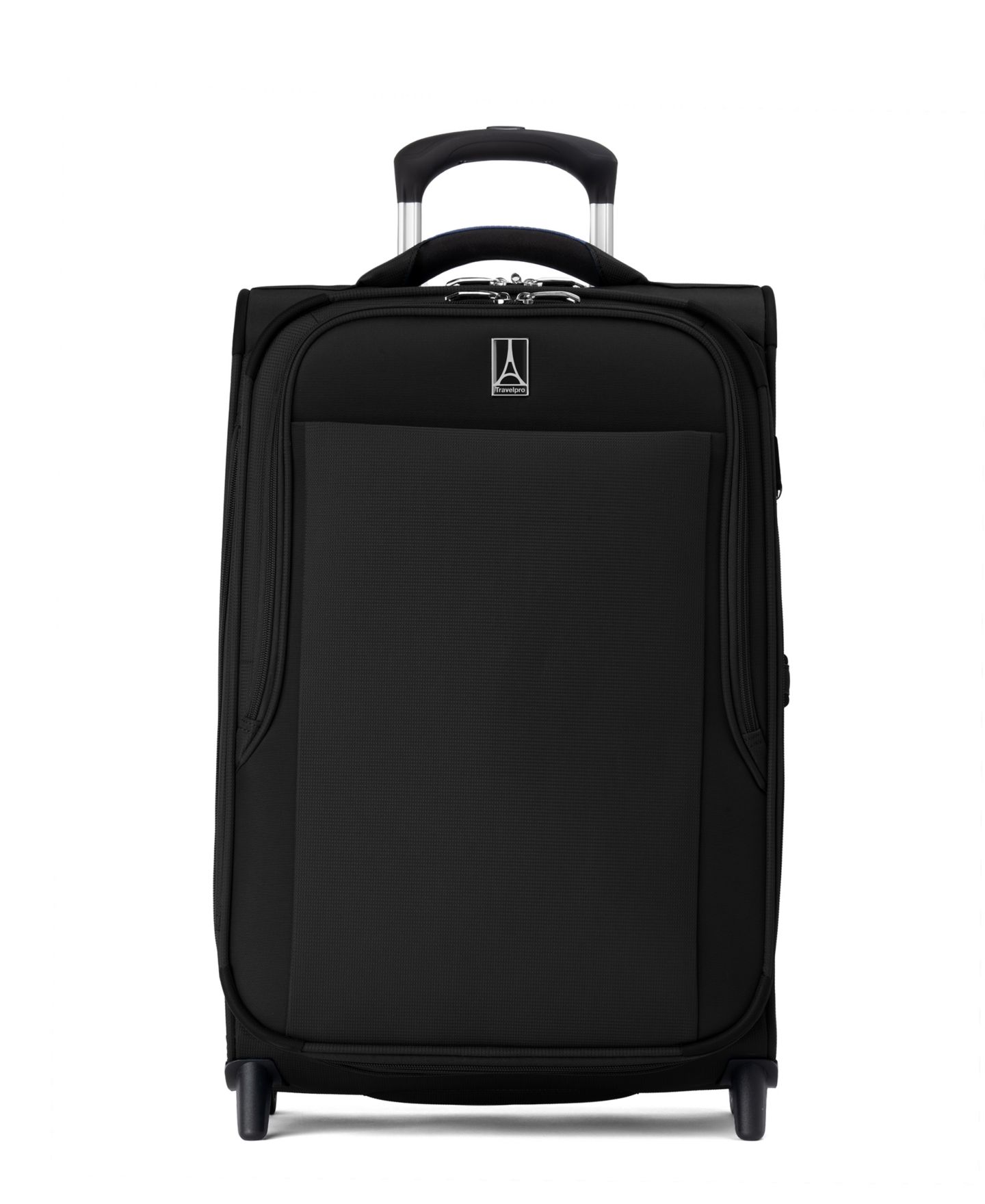 Чемодан Travelpro WalkAbout 7 Medium 2-Wheel Carry-on Expandable Rollaboard, цвет: Чёрный — фото 1