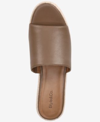 Women's Hayess Wedge Cushioned Sandals, Exclusively at Macy's