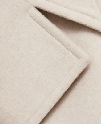Women's Maxi Lapels Wool Blend Blazer