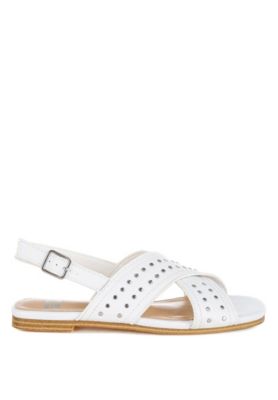 Rag and Co Womens Calluna Stud Embellished Buckled Flats