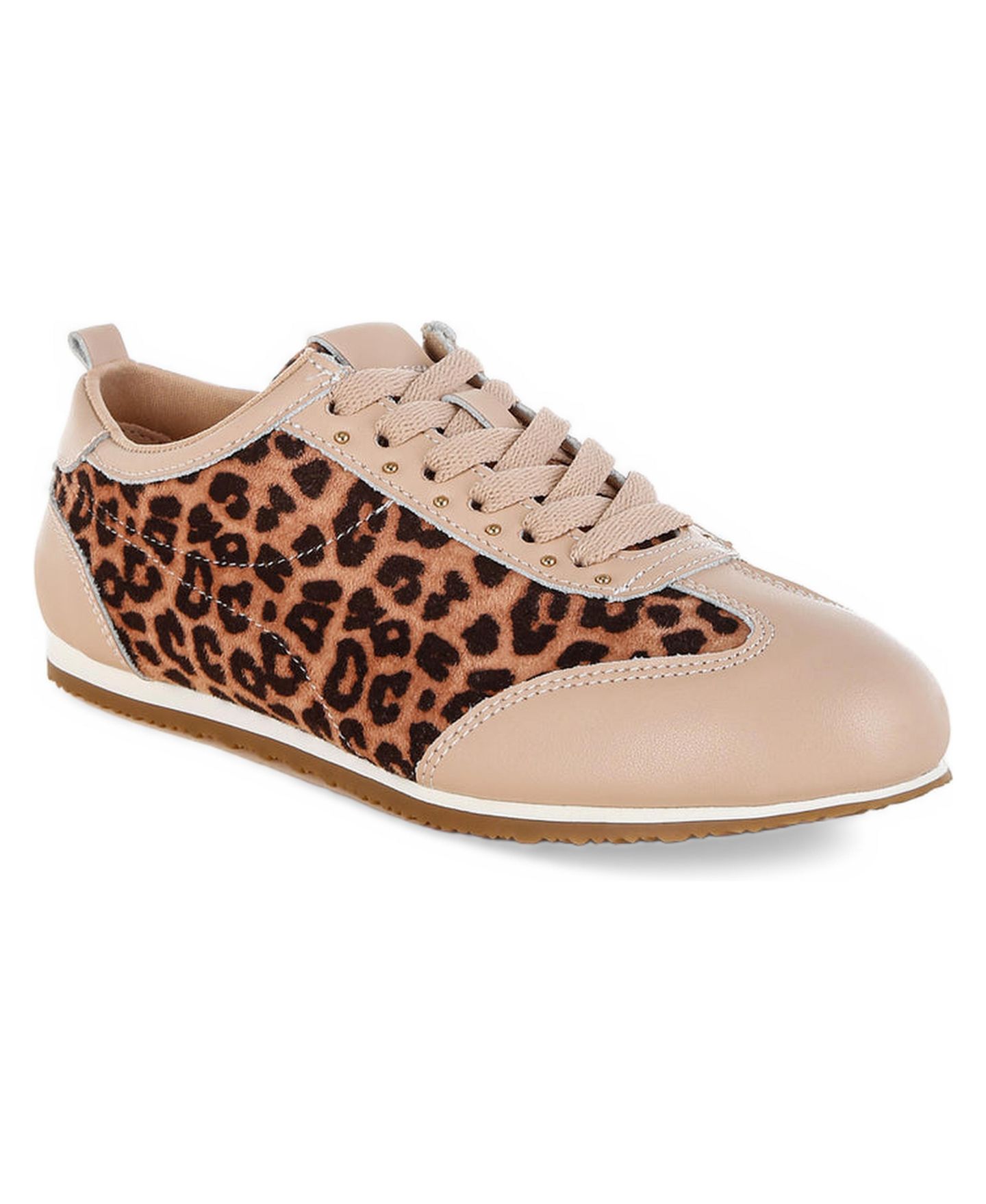 Женские кроссовки Rag & Co Narati Leopard Print Real Leather, цвет: Коричневый — фото 7