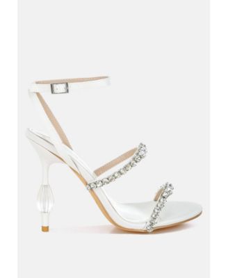 Aragon Diamante Embellished Fantasy Heel Sandals