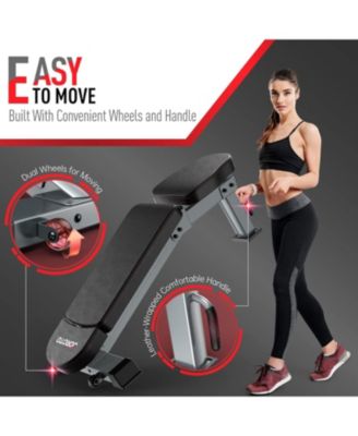 Weight Bench, Adjustable Workout Bench Press, Foldable Strength Training Benches for Home Gym Full Body Workout, Incline Decline Flat Utility Workout Bench