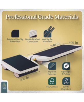 Foot & Ankle Strengthener Balance Board – Durable Foot Stretcher for Plantar Fasciitis Relief & Foot Health | Exercise Videos & Travel Bag