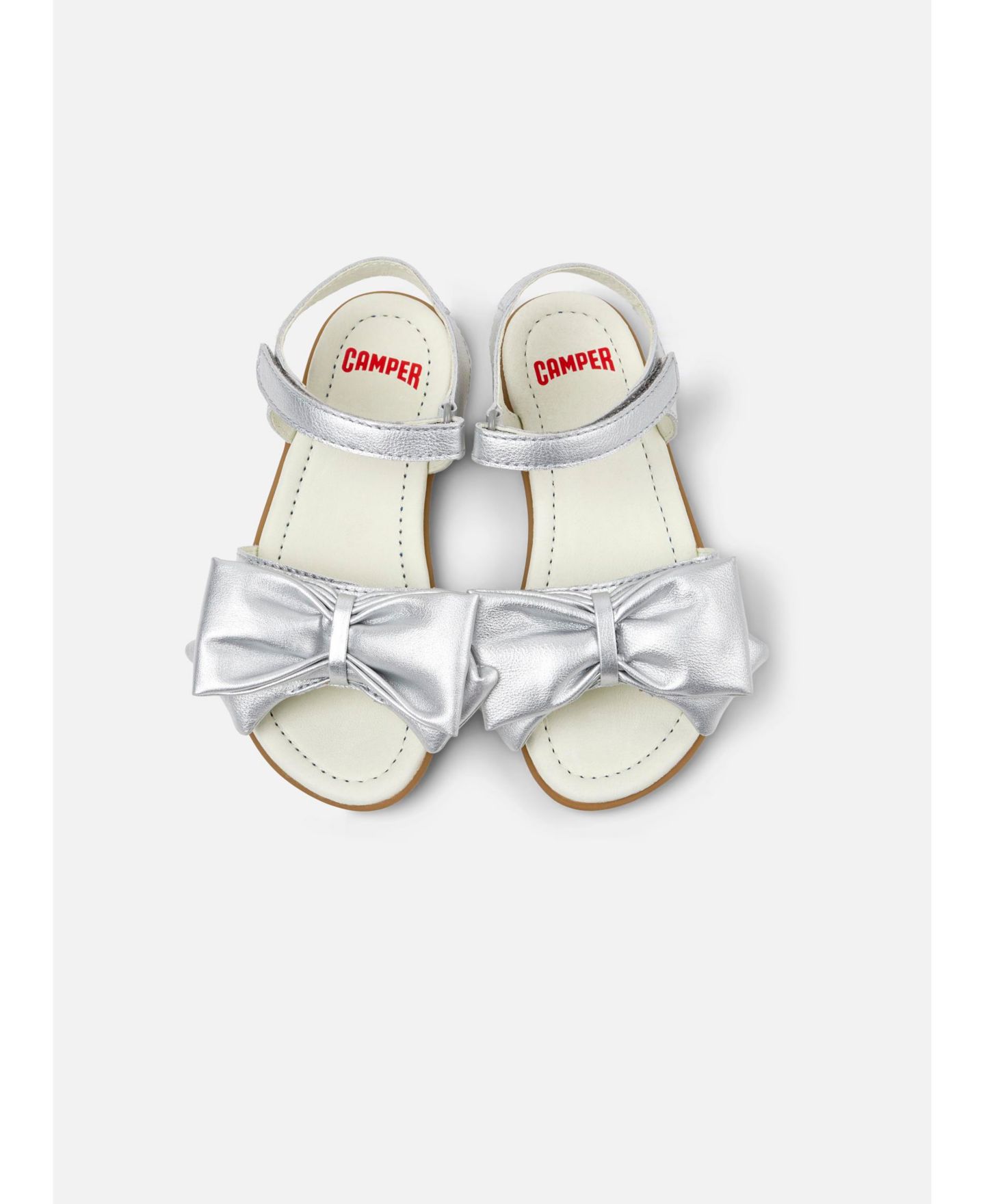 Сандалии Camper Right Strap Sandals для девочек, цвет: Серый — фото 3