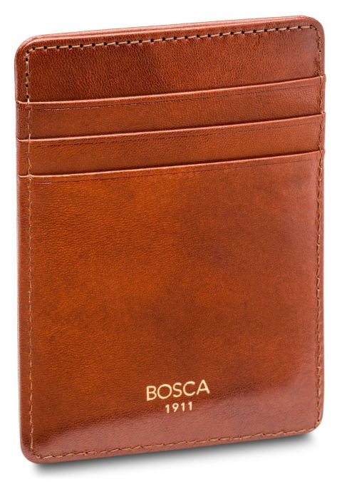 Bosca Men's Old Leather Deluxe Front Pocket Wallet