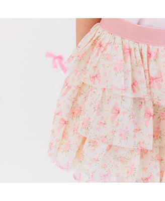 Little and Big Girls Ditsy Floral Petal Tutu Skirt