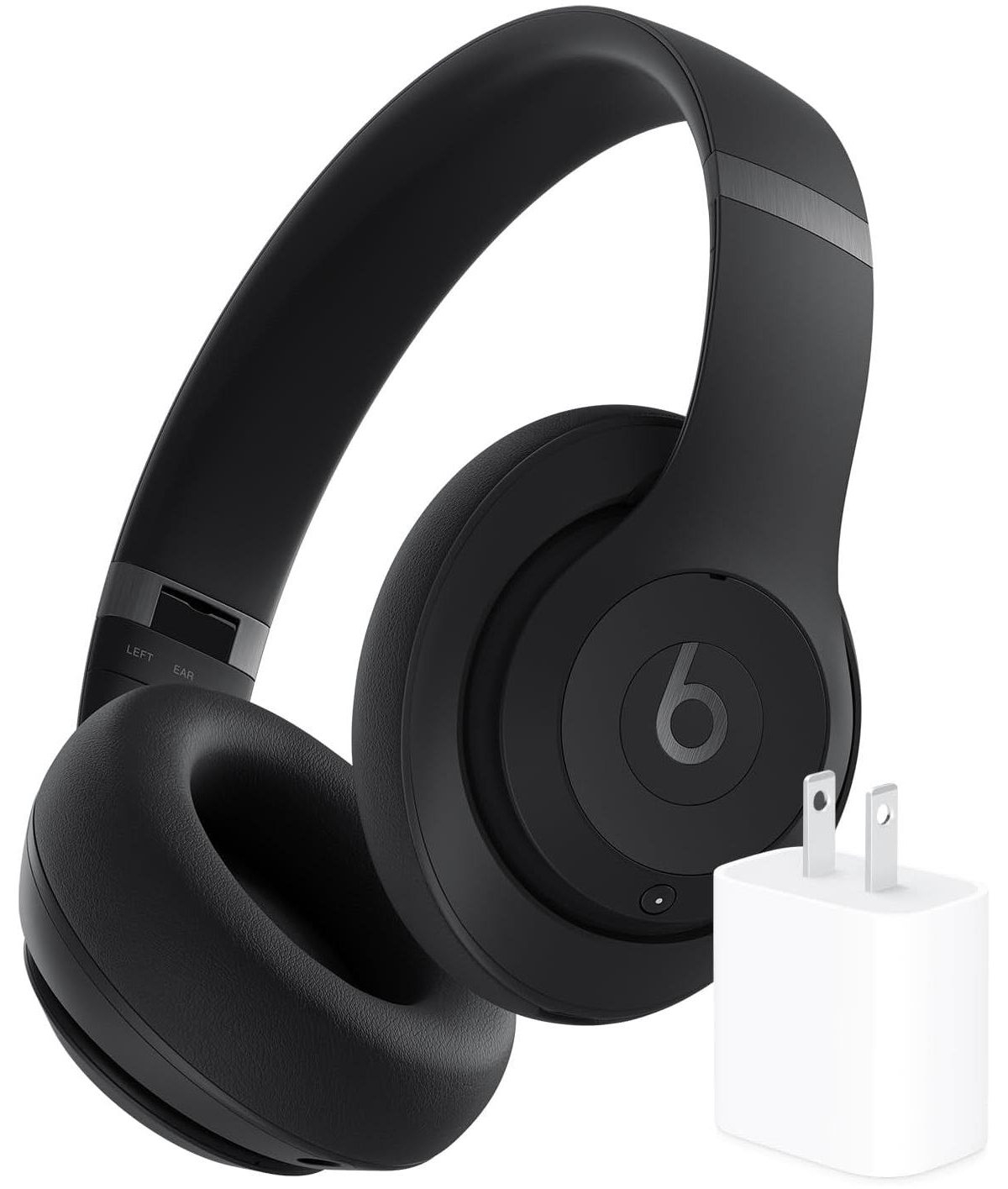 Beats Studio Pro Wireless Noise Cancelling Over-the-Ear Headphones + Power Adapter